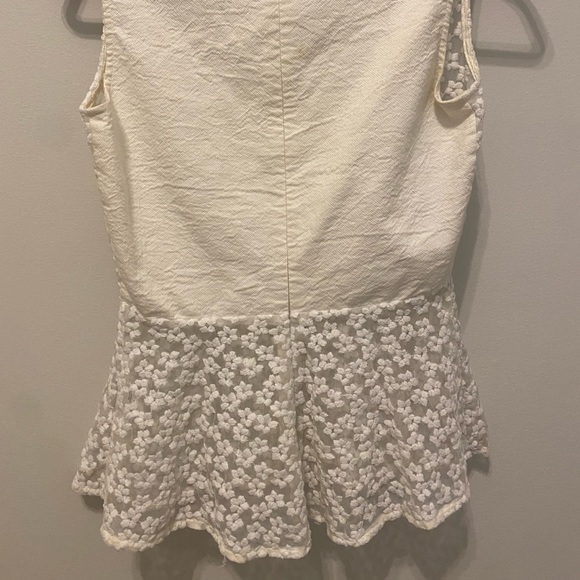 Maje white floral lace top - Picture 3 of 3